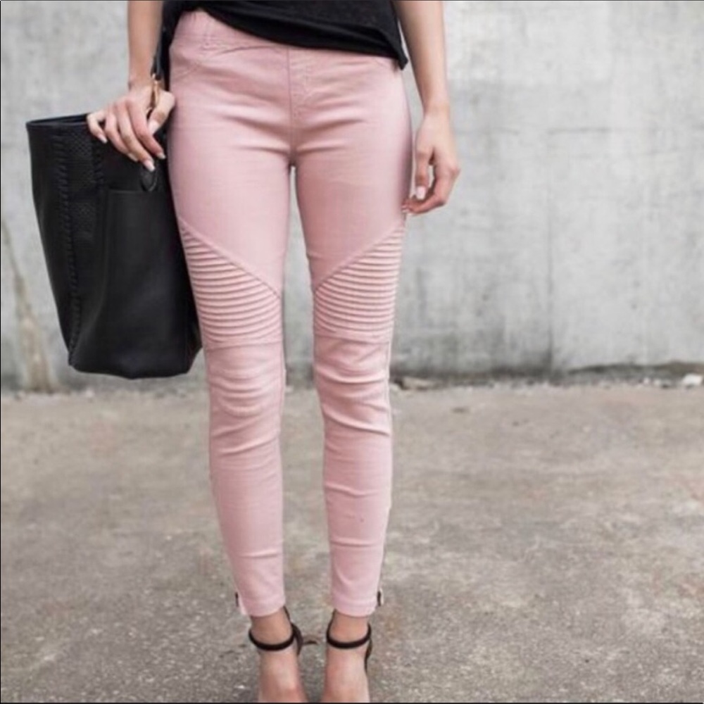 Mauve Moto Jeggings